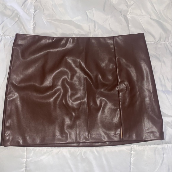 h&m leather skirt - Picture 1 of 2